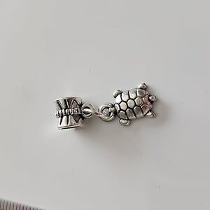 TURTLE  Charm for European Style Bracelets Fits Pandora Systems